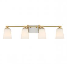 Savoy House Canada 8-6901-4-322 - Darby 4-Light Bathroom Vanity Light in Warm Brass