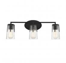 Savoy House Canada 8-7045-3-BK - Sacremento 3-Light Bathroom Vanity Light in Black