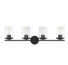 Savoy House Canada 8-8020-4-BK - Marshall 4-Light Bathroom Vanity Light in Matte Black