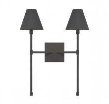 Savoy House Canada 9-5202-2-89 - Jefferson 2-Light Wall Sconce in Matte Black