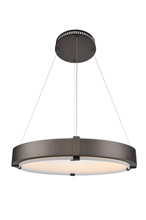 Kalco 300051BZ - Halo 27 Inch LED Ring Pendant