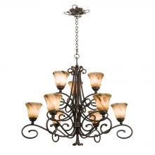 Kalco 5535TO/1313 - Amelie 9 Light Chandelier