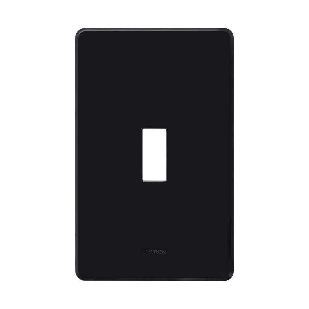 FASSADA WALLPLATE, 1-GANG, BLACK