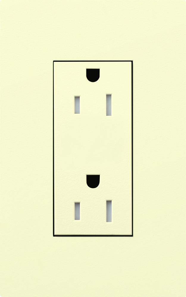 DUPLEX 15A TR RECEPTACLE AL FP