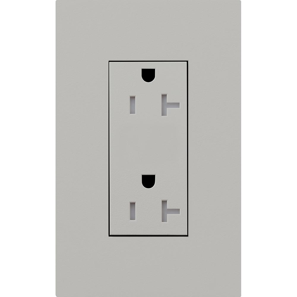 DUPLEX 20A TR RECEPTACLE GR FP