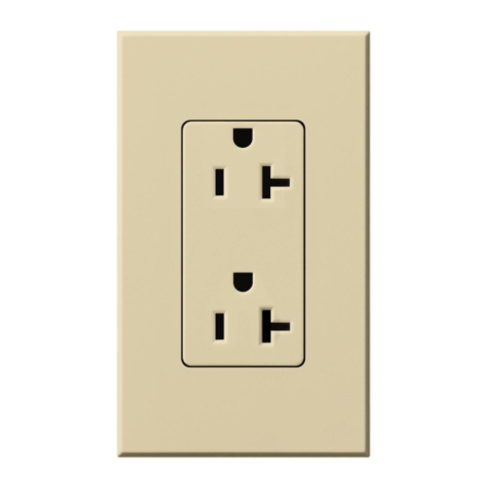 NOVA T RECEPTACLE 20AMP IVORY