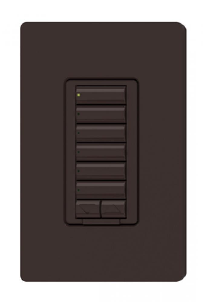 RADIORA2 6BRL WALL KEYPAD BROWN