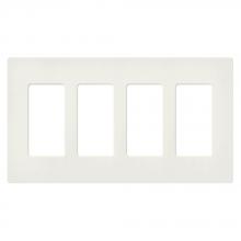 Lutron Electronics SC-4-BI - SATIN COLOR 4-GANG WALLPLATE BISCUIT