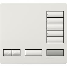 Lutron Electronics LFK-T5RL-SW - LARGE 5 BUTTON FACEPLATE KIT SW