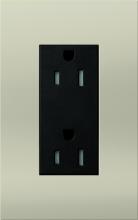 Lutron Electronics LTR-F15-TR-BN - DUPLEX 15A TR RECEPTACLE BN FP