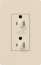 Lutron Electronics NTR-15-DDTR-LA-C - NOVAT 15 A TR DUAL DIM RECPT CSA LA