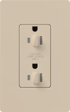 Lutron Electronics NTR-15-DDTR-TP - NOVAT 15 A TMPR RESIST DUAL DIM RECPT TP