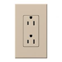 Lutron Electronics NTR-15-TP - NOVA T 15A RECEPTACLE TP