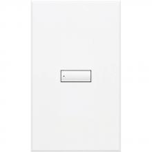 Lutron Electronics QSWS2-1BN-WH - QSWS2 WALLSTN 1B N/INS WH