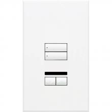 Lutron Electronics QSWS2-2BRLIRN-WH - QSWS2 WALLSTN 2BRLIR N/INS WH