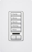 Lutron Electronics RRD-W5BRLIR-SW - RADIORA2 5BRLIR WALL KEYPAD SNOW