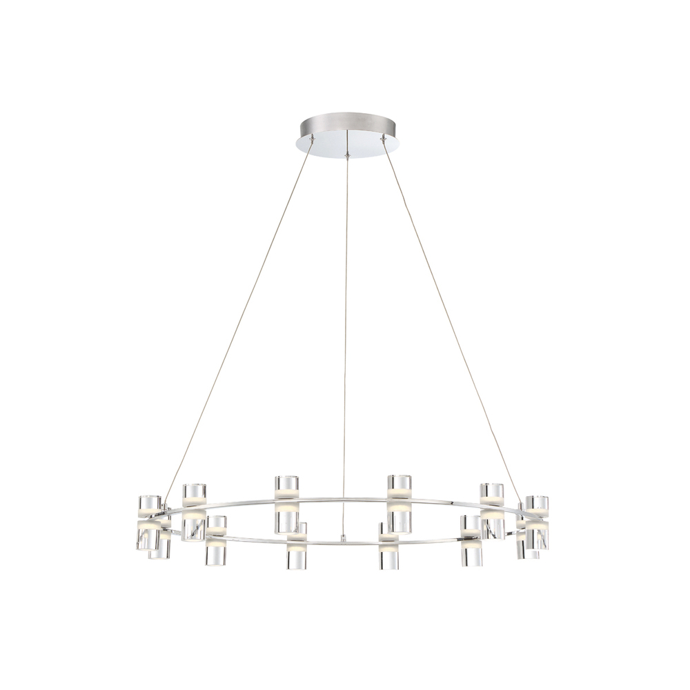 Netto, LED Chandelier, Med, Chr