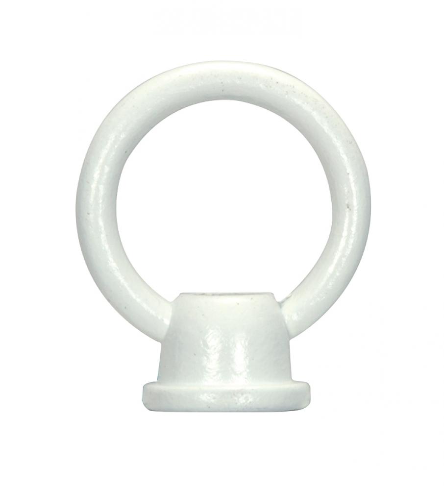 1-1/2" Female Loop; 1/8 IP With Wireway; 10lbs Max; White Finish