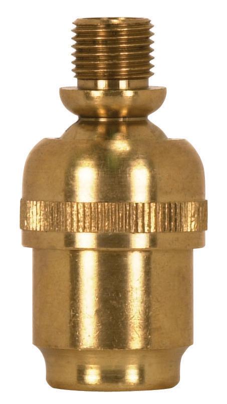 Solid Brass Heavy Duty Swivel; 1/8 M x 1/8 F; 1-3/4" Height; Unfinished