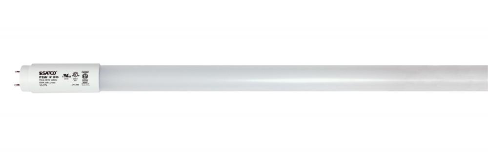 18.5 Watt T8 LED; 3500K; Medium Bi Pin base; 50000 Average rated hours; 120-277 Volt; Type B;