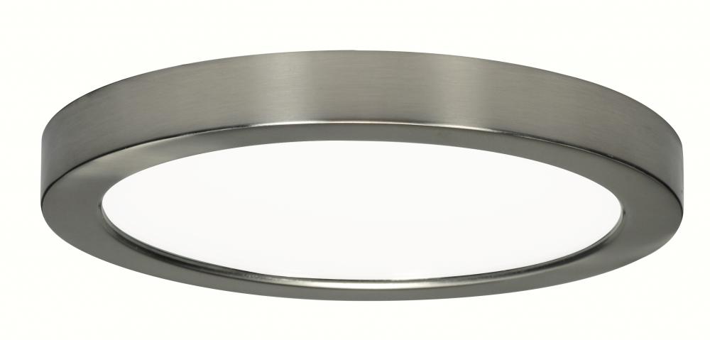 Blink - 13.5W- 7" Surface Mount LED - 5000K- Round Shape - Brushed Nickel Finish - 120V