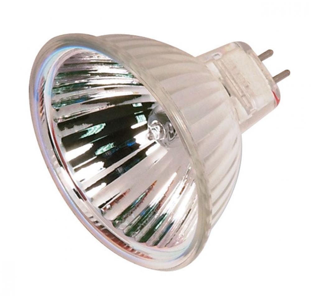 20 Watt; Halogen; MR16; ESX; 4000 Average rated hours; Miniature 2 Pin Round base; 12 Volt