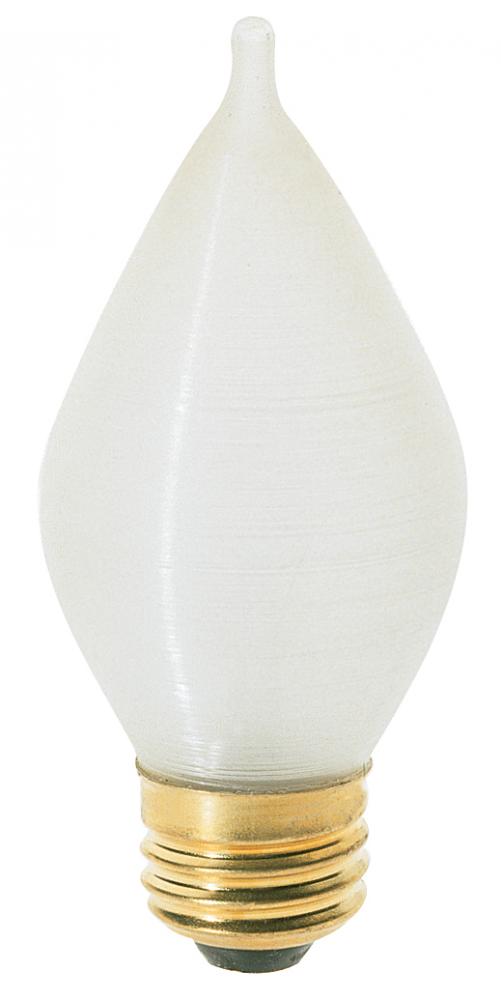 25 Watt C15 Incandescent; Spun White; 4000 Average rated hours; 160 Lumens; Medium base; 120 Volt;