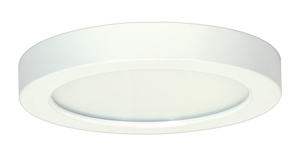 Blink - 13.5W- 7" Surface Mount LED - 3000K- Round Shape - White Finish - 120V