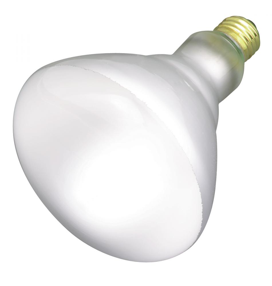 120 Watt BR40 Incandescent; Frost; 2500 Average rated hours; 1150 Lumens; Medium base; 130 Volt