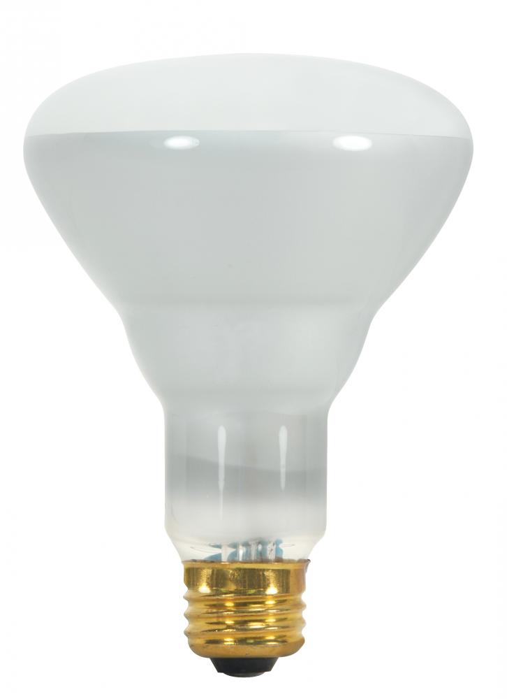 65 Watt BR30 Incandescent; Frost; 5000 Average rated hours; 530 Lumens; Medium base; 130 Volt