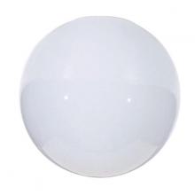 Satco Products Inc. 50/312 - Neckless Opal Ball; 6 inch Diameter; 3 inch Opening; Glass Globe Shade; Blown Glossy Opal