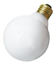 Satco Products Inc. A3642 - 60 Watt G25 Incandescent; Gloss White; 3000 Average rated hours; 600 Lumens; Medium base; 130 Volt