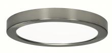 Satco Products Inc. S21520 - Blink - 13.5W- 7" Surface Mount LED - 5000K- Round Shape - Brushed Nickel Finish - 120V