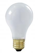 Satco Products Inc. S3928 - 75 Watt A19 Incandescent; Frost; 5000 Average rated hours; 680 Lumens; Medium base; 130 Volt;