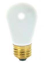 Satco Products Inc. S4566 - 11 Watt S14 Incandescent; Frost; 2500 Average rated hours; 65 Lumens; Medium base; 130 Volt; Carded