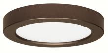 Satco Products Inc. S9330 - 13.5 watt; 7" Flush Mount LED Fixture; 2700K; Round Shape; Bronze Finish; 120 volts