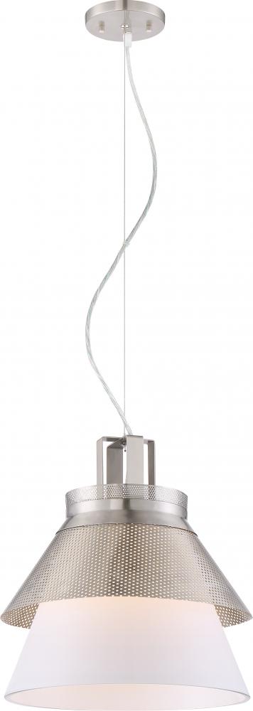 Kyto - LED 13" Pendant with White Opal Glass