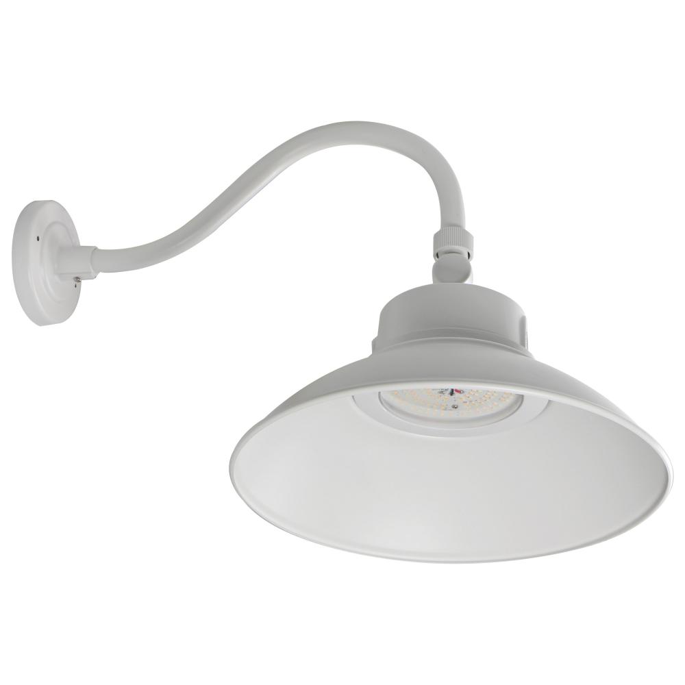 LED Gooseneck; 30W/40W/50W; CCT Selectable 3K/4K/5K; White; 120-277V; With Photocell