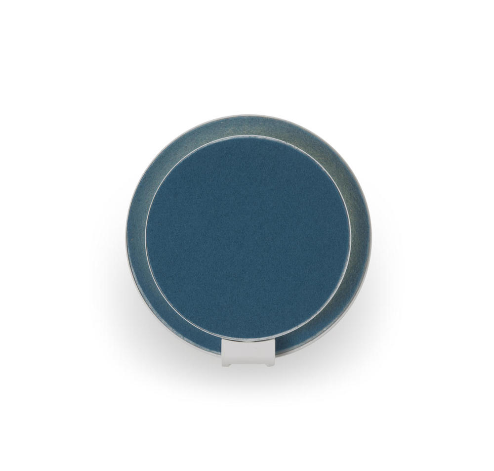 Gravy Wall Sconce - Matte White Body, Azure (Felt) plates - Hardwire