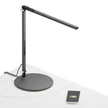 Koncept Inc AR1100-CD-MBK-USB - Z-Bar Solo mini Desk Lamp with USB base (Cool Light; Metallic Black)