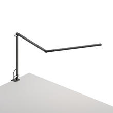 Koncept Inc AR3200-CD-MBK-2CL - Z-Bar slim Desk Lamp with two-piece desk clamp (Cool Light; Metallic Black)