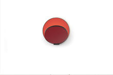 Koncept Inc GRW-S-MBK-MRD-PI - Gravy Wall Sconce - Metallic Black body, Matte Red plates - Plug-in