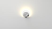 Koncept Inc GRW-S-MBK-SN1-PI - Peanuts® Gravy Wall Sconce - Metallic Black body, Snoopy plates - Plug-in