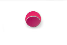 Koncept Inc GRW-S-SIL-MHP-HW - Gravy Wall Sconce - Silver body, Matte Hot Pink plates - Hardwire