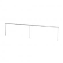 Koncept Inc SF1-46+46-19-3500-SIL-THR-NCU - Sobre 2 x 46" Through Table Mounted (Warm Light; Silver)