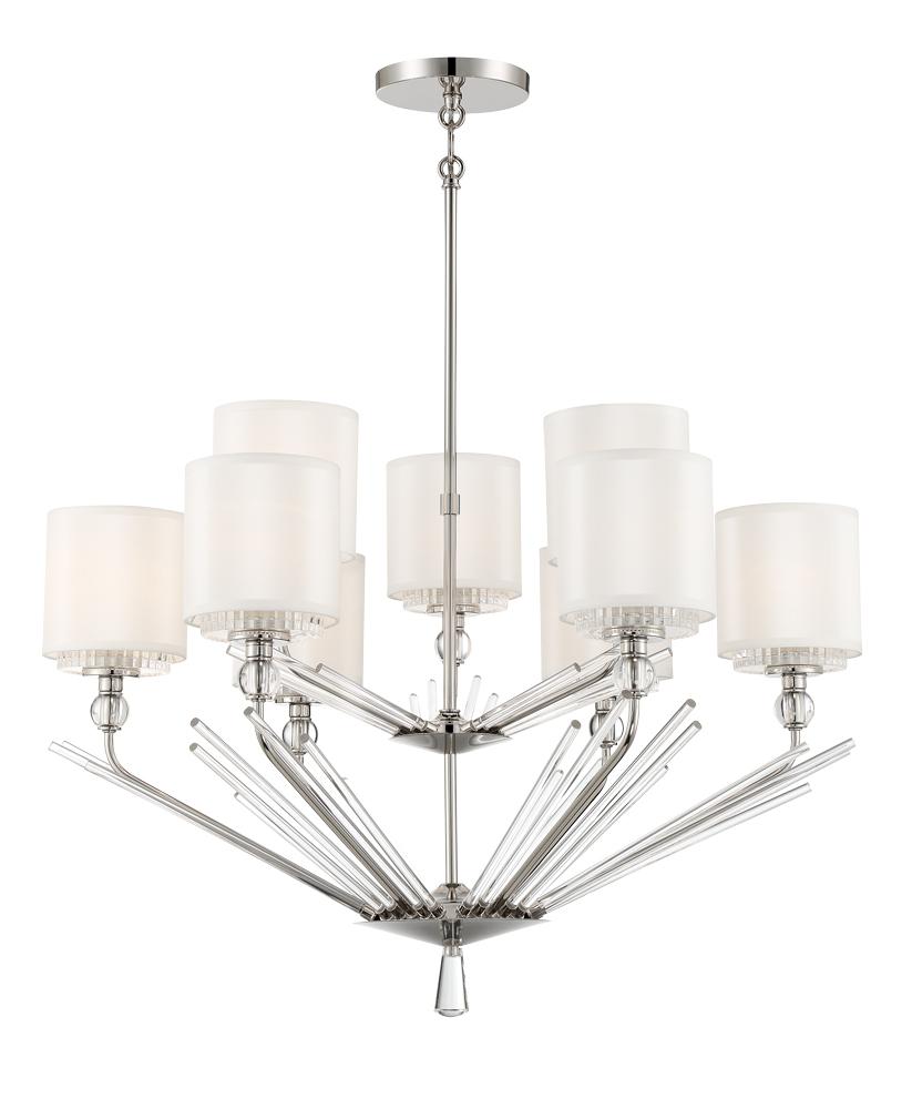 Sutton - 9 Light Chandelier, A Robin Baron Design