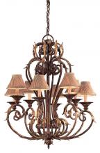 Minka Metropolitan N6238-355 - 8 LIGHT CHANDELIER