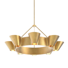 Hudson Valley 5638-VGL - 8 LIGHT CHANDELIER