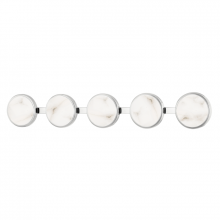 Hudson Valley 6334-PN - 5 LIGHT BATH BRACKET