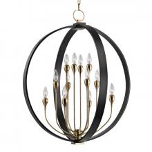 Hudson Valley 6730-AOB - 12 LIGHT CHANDELIER